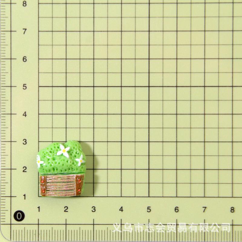 Cartoon Tulip Flower Pot Resin Accessories: Phone Case, Hair Clip, Clog Shoe Decor & Car Interior Ornaments