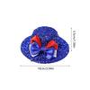 Glittered Bowler Hat Top Hat Julycostume Hair Clip Julycostume Top Hat Hairpin