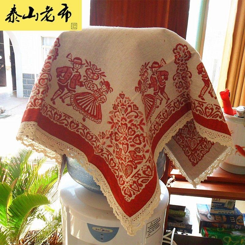 

Cover Towel Modern Minimalist Refrigerator Cover Cloth Water Dispenser Cover Towel Cotton Linen Cloth Cover Towel Cloth Oven Cover Towel Cloth Army Green 50*80cm