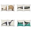 Premium Quality Cotton Linen Pillowcase Featuring Delightful Animal Patterns