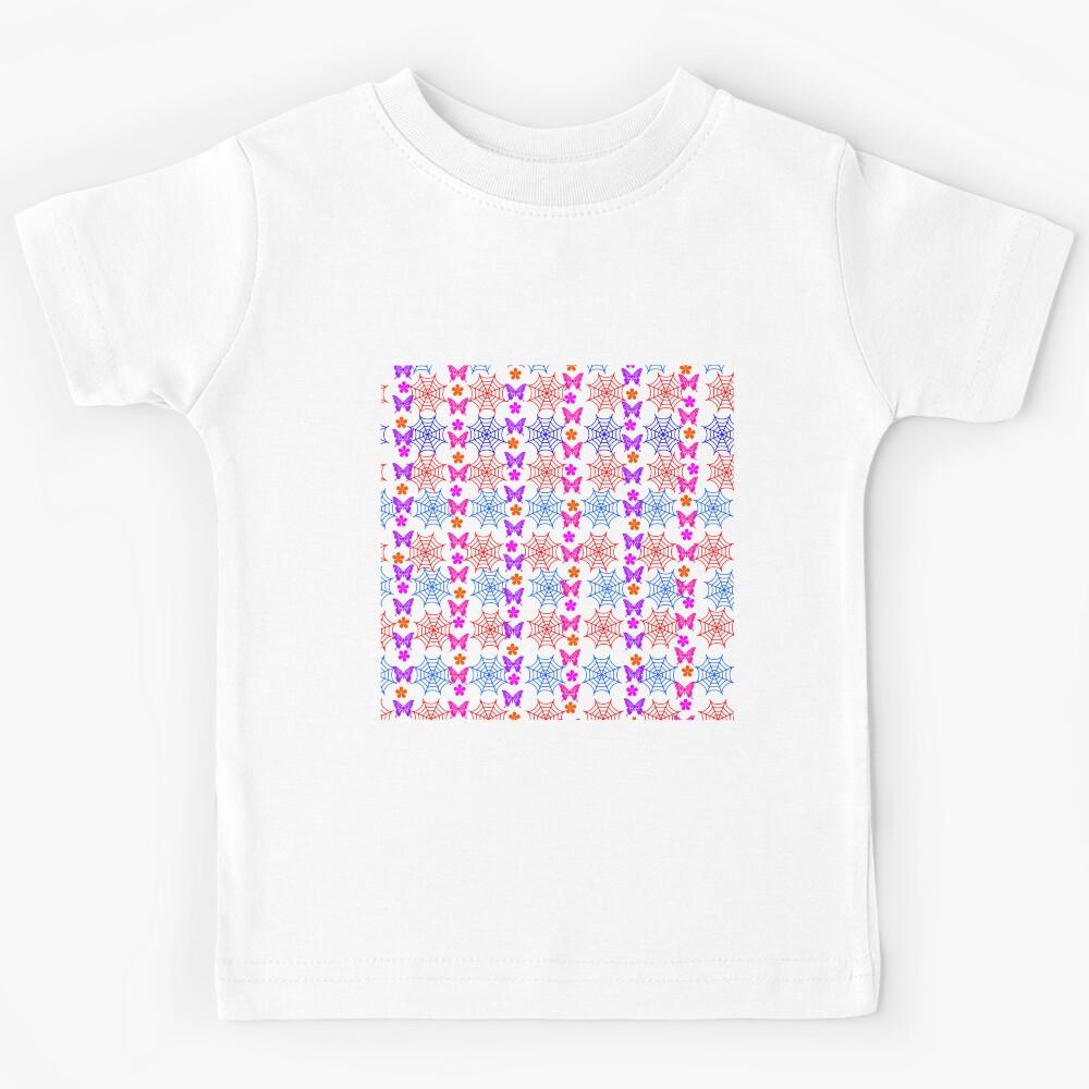 Spidey Net, butterflies, flowers Kids T-Shirt 160