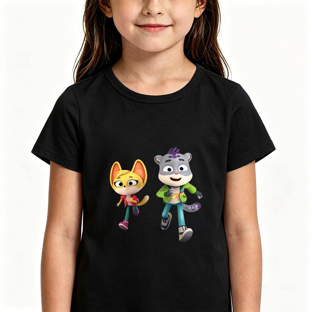 2026 NUOVA La Creature Cases T-shirt per Bambini 100% Cotone Stampa Cartoni Animati 2-12 Anni Unisex Streetwear Manica Corta Casual Girocollo T-shirt