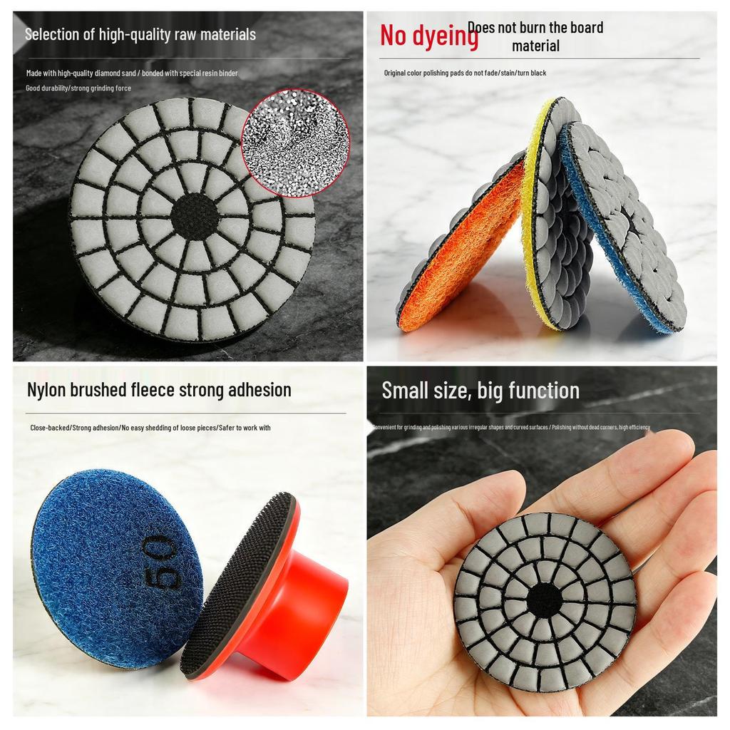 2-inch Diamond Dry Polishing Disc for Marble and Irregular Stone