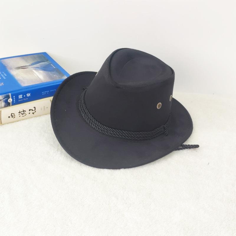 Unisex Western Cowboy Sun Hat - Summer Outdoor Fedora for Men & Women