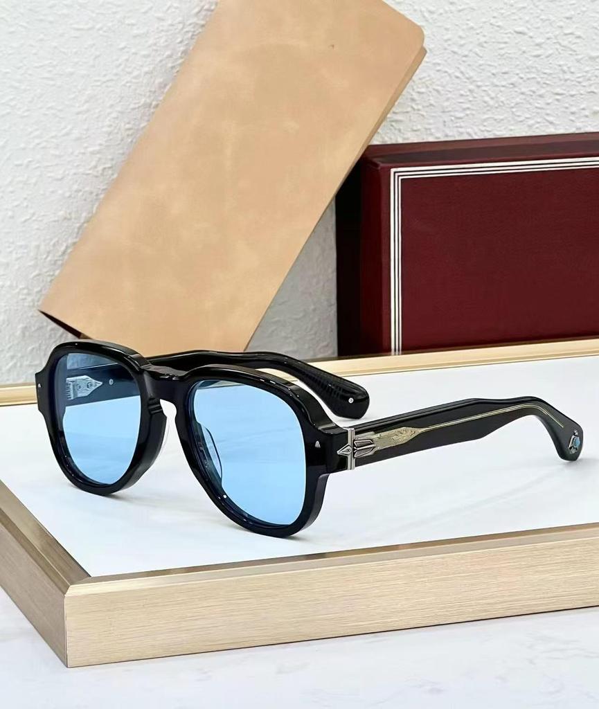 JACQ JMM High-End Retro Turquoise Frog Mirror Sunglasses by REDCLOUD