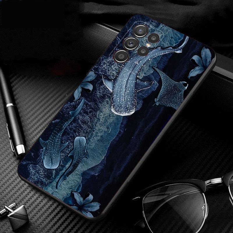 Telefoonhoesje Voor Samsung Galaxy S26 S25 S24 S23 S22 Ultra S23 S22 S25 Plus S24FE S23FE S26Edge Zee Zomer Dolfijn Haai Schildpad S26 Plus