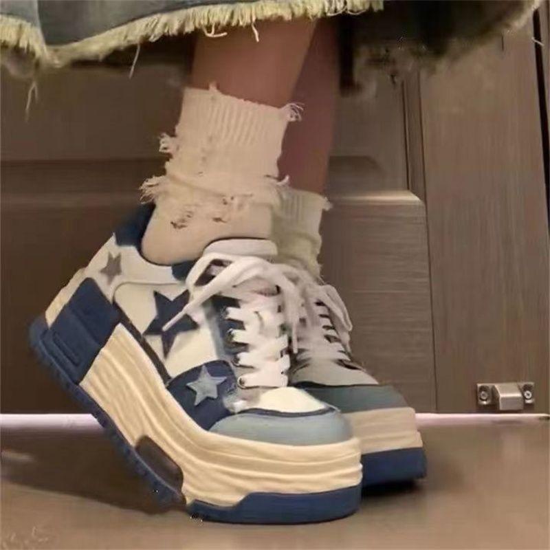 Thick-soled heightening little white shoes women's winter new summer versatile casual shoes niche board shoes