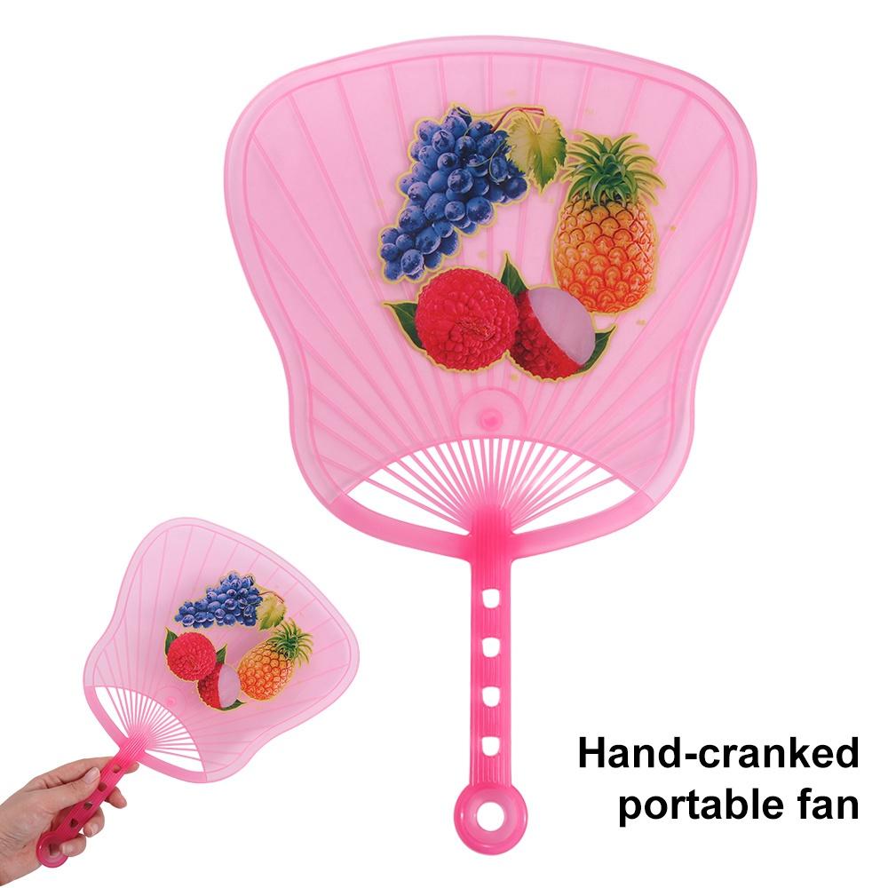 

Cartoon Hand Held Fan Cute Print Gift Fan Fashion Children Cartoon Fan Girl Random