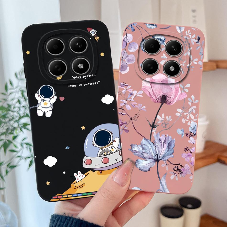 For Xiaomi Redmi Note 15 Pro Plus Phone Case Cool Astronaut Funda For Redmi Note15 Pro 4G 5G Soft Liquid Silicone Back Cover