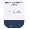 Solid Color Sunscreen Umbrella Windproof Hand Operated Parasol UV Protection Umbrella  Rainy Days