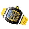 Iridescent Wine Barrel Men's Multifunctional Waterproof Watch