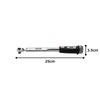 TONE Preset Torque Wrench Compact Head 25 (Direct Set, Type) T3MN25CH-QL, 9.5mm (3/8") Drive, Black, N m