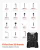 Transmission Fluid Pump, 8 L Capacity, Pneumatic Oil Fluid Extractor ATF Refill Dispenser Transfer Pump wit 15 ATF Adapters, Oil Extractor Dispenser