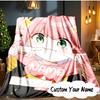 Custom Name Happy Birthday SPY Blanket  Ideal Bedding Blanket Perfect for Travel, Camping, Living Rooms, Offices, Sofas, Fan Christmas gift