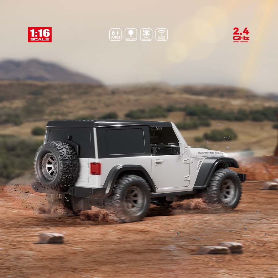 Jeep 1:14 2.4G RC Remote Control Simulation Car Model Racing Vehicle Toy Gift for Boy Girl Children Kid Adult Birthday Gift