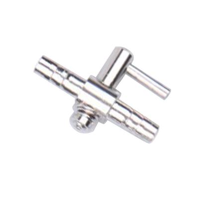 Aquarium Fish Tank Air Pump Flow Tube Line Stainless Steel Part Control Valve