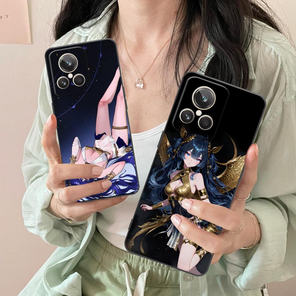 Wuthering Waves Luno Matte TPU Mobile Phone Case for Realme 15 14 13 12 11 10 9 Pro Plus T I Lite 5G Colorful Printing Cover