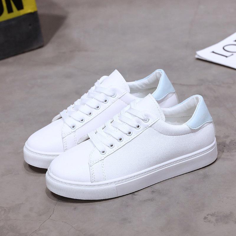 

Летняя белая обувь, подошва-торт, новая универсальная студенческая платформа, женская обувь, повседневная белая обувь 39 синий