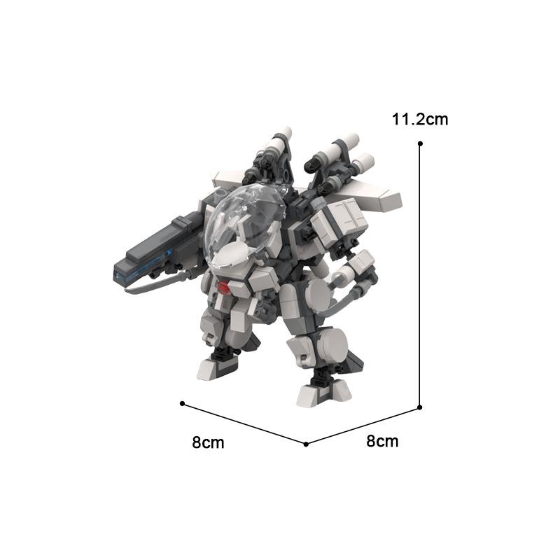 

BattleTech Catapult King Crab Mech Building Blocks Set Military Armor Robot AF-03 Model DIY Creative Toys for Kids Adults Gifts