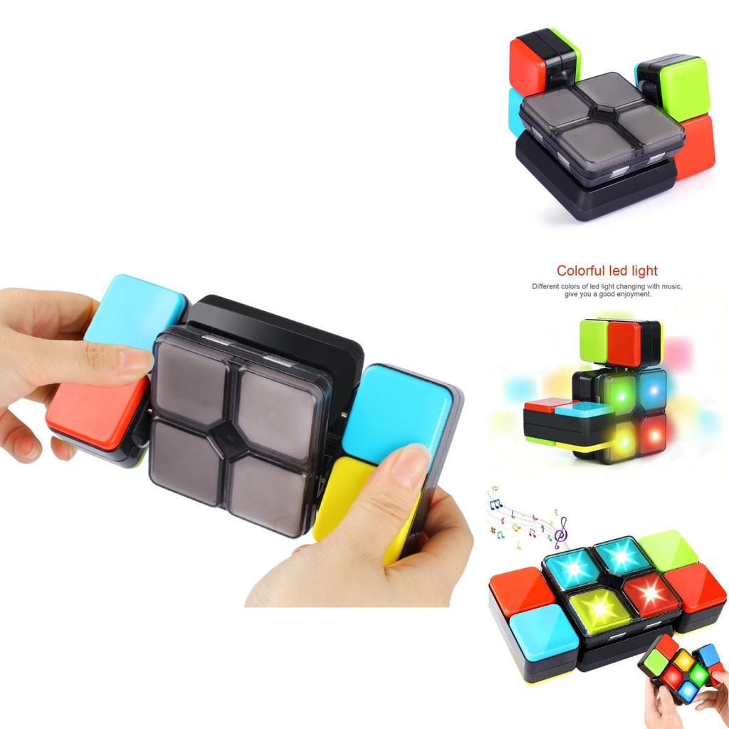 Colorful Musical Magic Cube Interactive Game Machine For Family Fun And Stress Relief