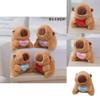 Adorable Capybara Plush Keychain Soft Toy Cuddly Animal Figure For Kids