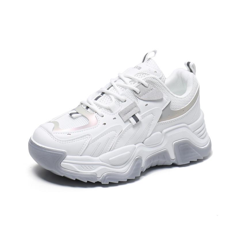 Nouvelles Baskets Grosses à Surface Mesh d'Été Chaussures pour Femmes Semelle Épaisse Décontractées Légères Antidérapantes Chaussures de Sport Mode