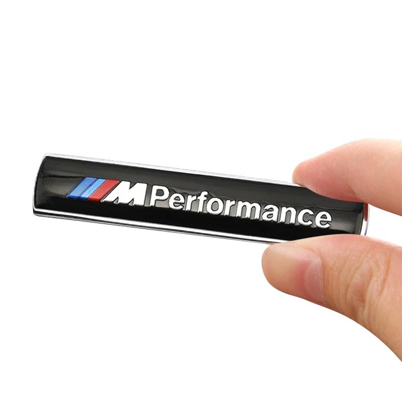 Bilemblem 3D Sportskilt Auto Bakluke/Side Skjerm Klistremerke Tilbehør For BMW E46 E60 G20 G30 M Performance M3 M5 M6 X2 X6
