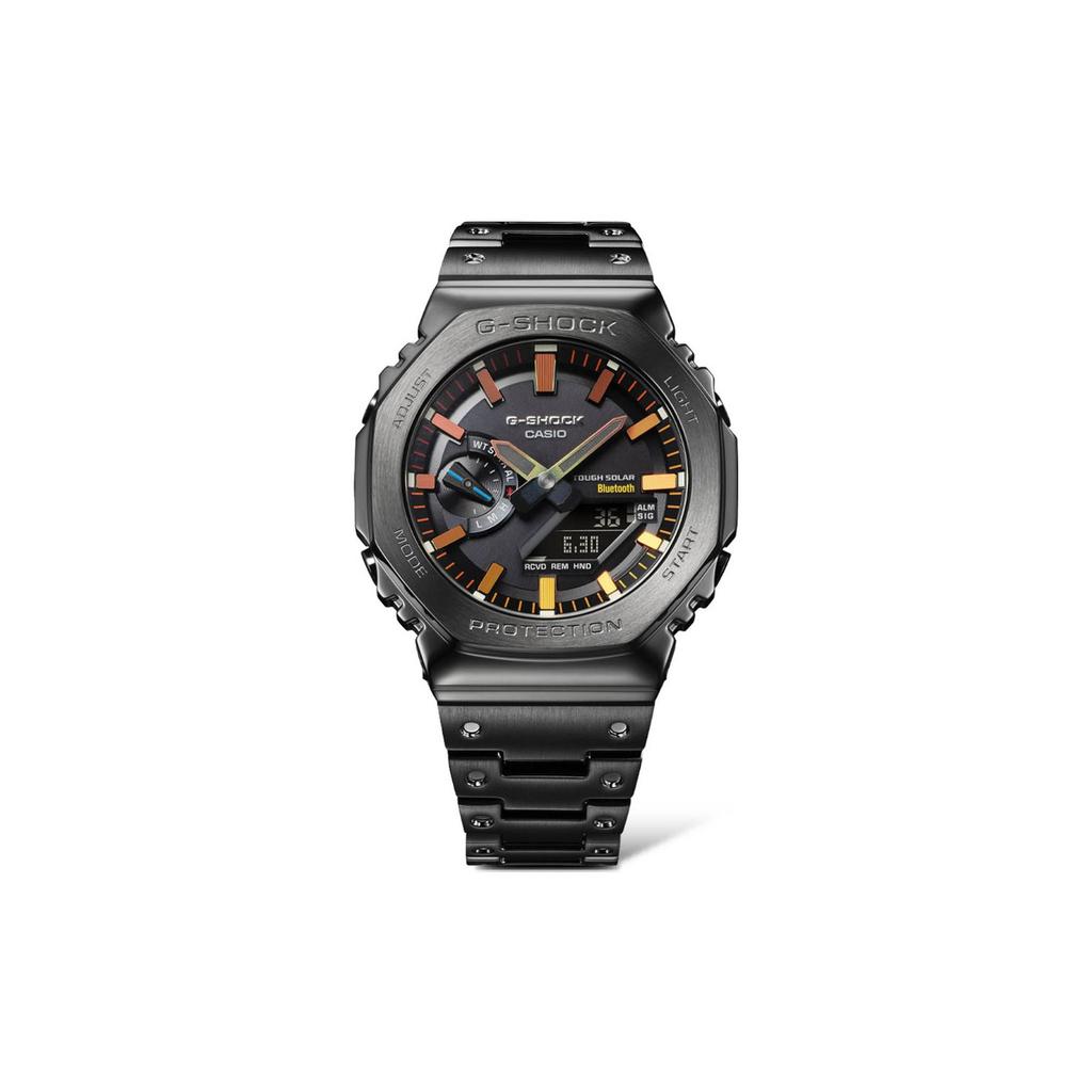 Casio 200M Waterproof Shockproof Solar Quartz Movement Stainless Steel Watch Men watches Black GM-B2100BPC-1APRT
