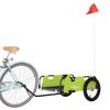 Bicycle Trailer Green Oxford Fabric and Iron