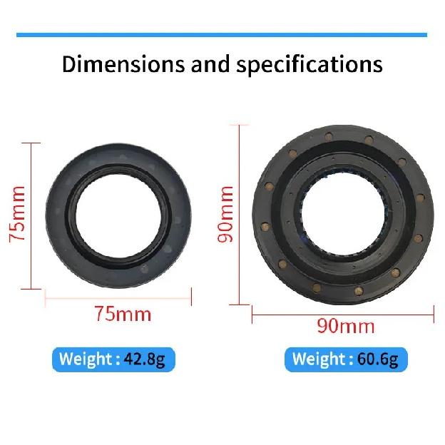 Car Front Rear Driveshaft Diff Gearbox Oil Seal Differential Shaft Seal Accessory For BMW 1 2 3 4 5 6 7 Series X1 X3 X4 X5 X6