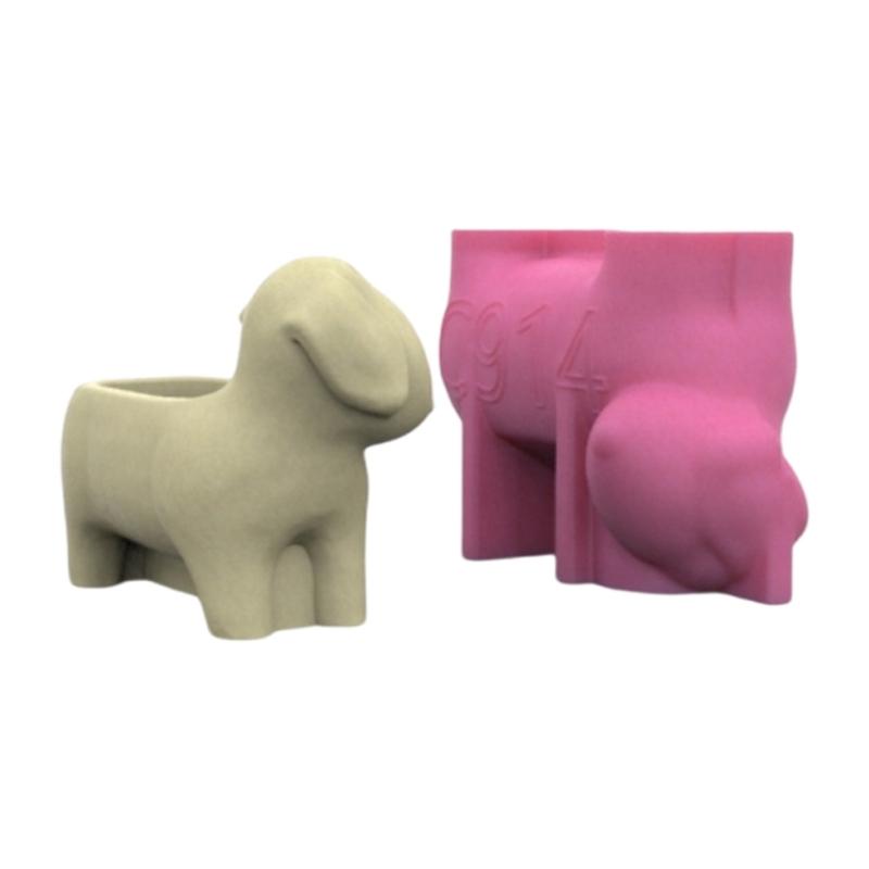 Sukkulenten Pflanzer Formen Vase Formen Dackel Hund Form Blumentopf Formen Epoxy Harz Form Stift Lagerung Halter Formen