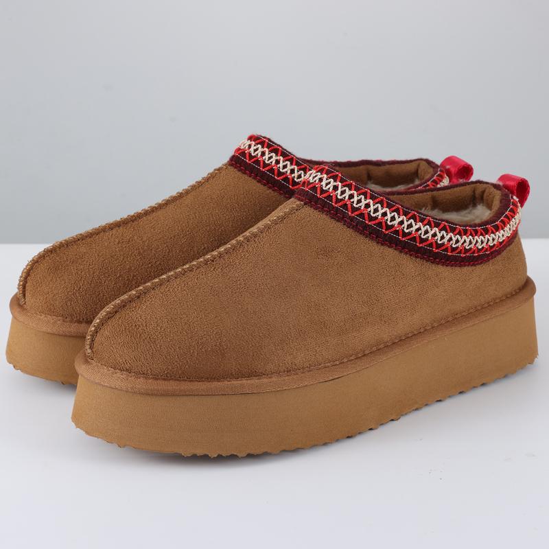 Fashion Crestar Women's Winter Slippers Lady Classic Fashion Brand Warm Thick Sole Shoes Short Plush Ankle Snow Boots Outdoor and Indoor