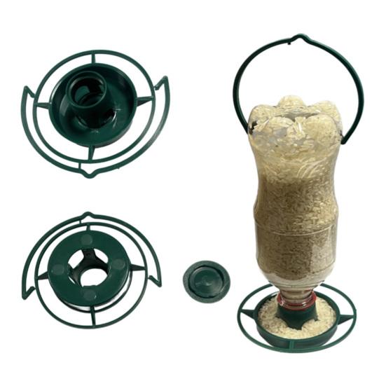 Bottle Topper Bird Feeder Turn Soda Bottle Into Eco-friendly Wild Bird Feeder Hanging Soda Bottle Bird Feeder for Garden Backyard