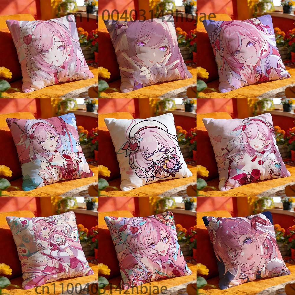 Elysia Pillow Case For Sofa Decor Car Office Room Printing Cushion Cover Decorations and Protector