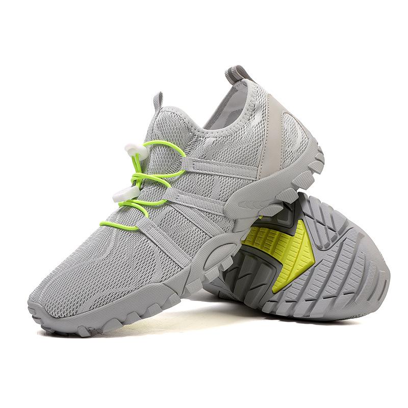 Cycling shoes for men and women outdoor leisure lightweight wear-resistant hiking shoes non-slip and cut-proof fishing shoes new hiking shoes