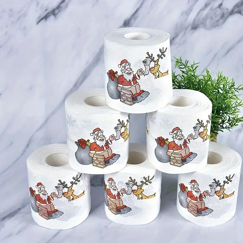 1 Pcs Christmas Santa Claus Bathroom Toilet Roll Merry Christmas Home Decoration Christmas Decoration New Year Ornaments