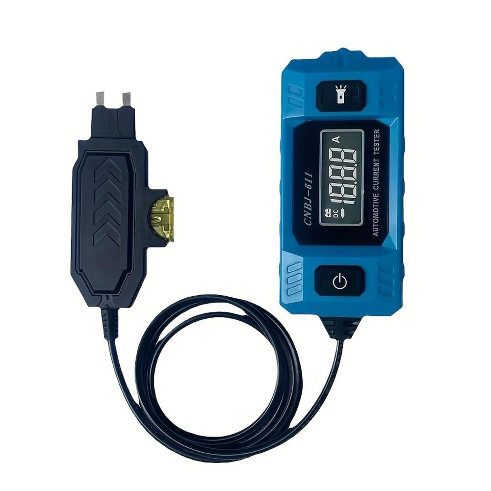 

Automotive Fuse Current Testing Tool Max 48V Car Circuit Tester High Precision Blade Fuse Circuit Measurement Fault Test Tool синій