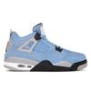 Air Jordan 4 Retro GS University Blue Kids Sneakers Tech-Grey White Black 408452-400