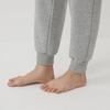 Gunze Fire Acedron Long Sleeve and Pants Cardboard Knit TG4574 Women's Pajamas, Gray,