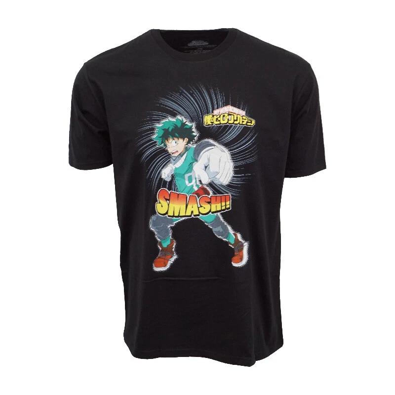 Pulse Ultra My Hero Academia Unisexs Black Smash T Shirt S
