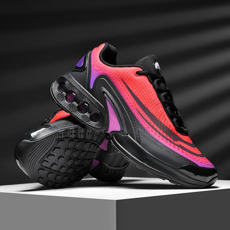 Amazon large-size shoes, new men's and women's air cushion sneakers, cushioning and breathable, student running training