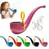 Soap Bubble Pipe 3D Printed Bubble Blower Wand Retro Style Bubble Maker for Kids & Adults Outdoor Backyard Play Fun