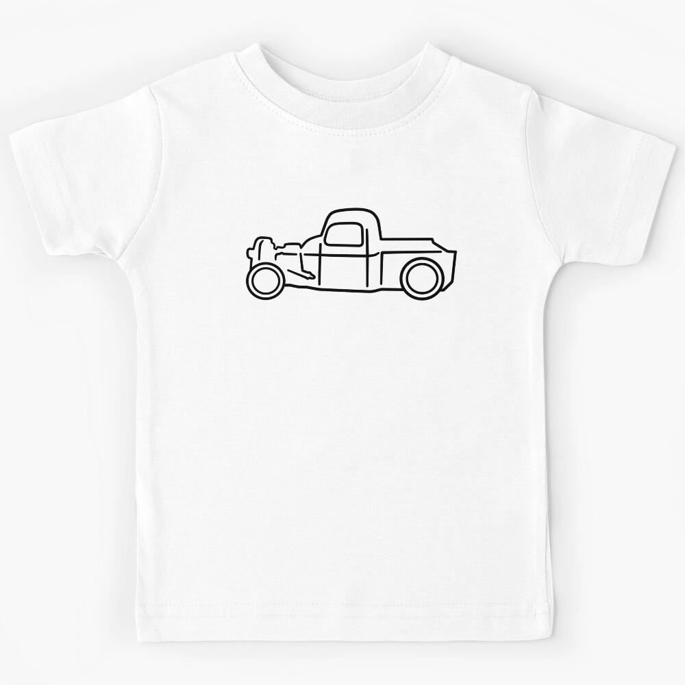 1942 Chevy Pickup Rat Rod Kids T-Shirt 100