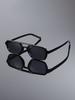 Trend small square sunglasses UV protection trendy driving sunshade versatile simple casual high-end sunglasses women
