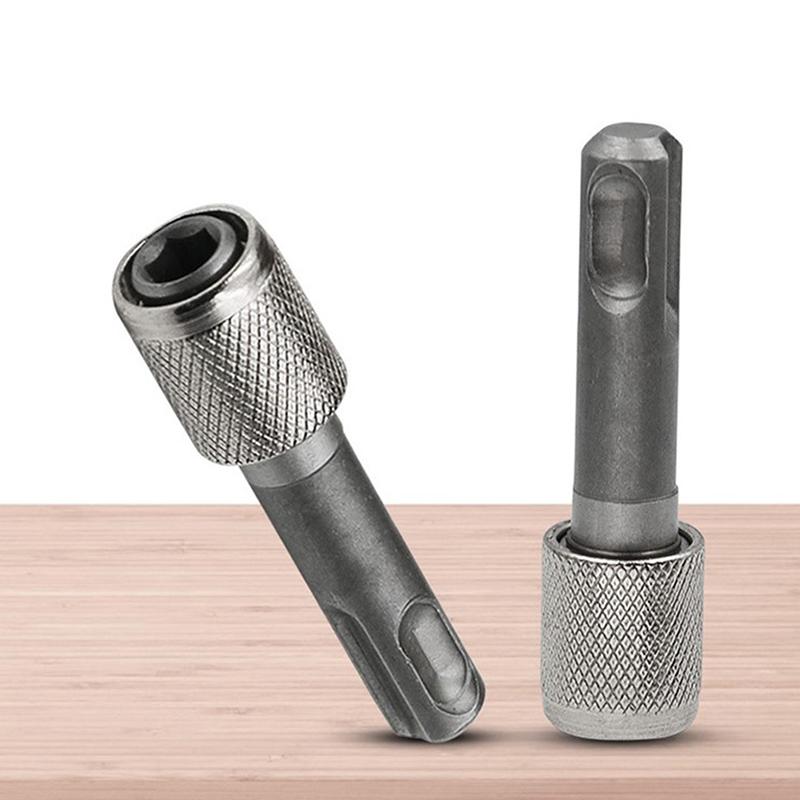 1 Peça Adaptador de Soquete SDS Conveniente 1/4'' Haste Hexagonal Porta-Chaves de Fenda Adaptador Conversor para Brocas