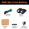 88VF 1600W Cordless Oscillating Multitools Electric Renovator Electric Trimmer Saw Woodworking Power Tools with 2 Battery