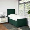 Maison Exclusive - Sommier à lattes de lit avec matelas Vert foncé 90x190 cm