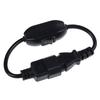 1Pc Pdu Ups Power Cord Cable, Iec 320 C14 To C13 With On/Off Switch 30Cm
