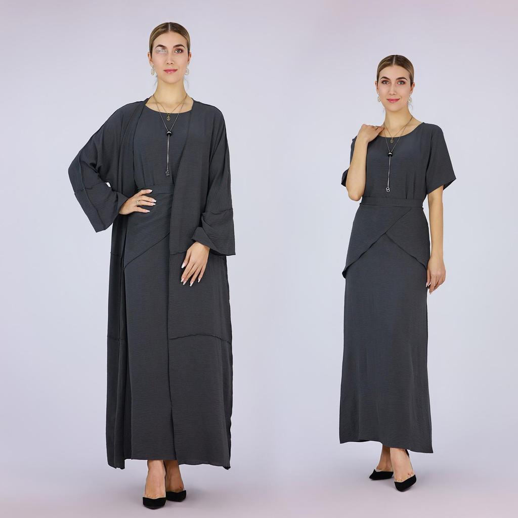 Loriya Solid Color Three-Piece Set LR522 - Turkey & Dubai 2022 Edition