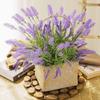 7-Branch 38cm Artificial Lavender Bouquet for Home Table Decor Hotel Wedding Floral Arrangement Fake Flower
